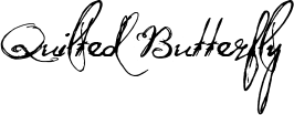 Quilted Butterfly font